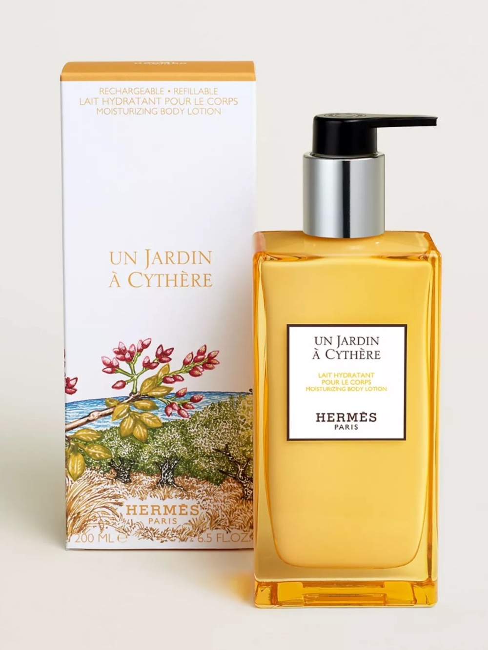 Hermès Un Jardin à Cythère Moisturizing Body Lotion 6.5oz 200ml